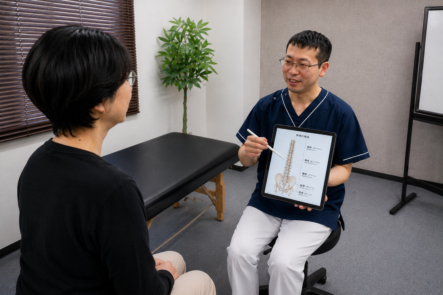 検査の様子